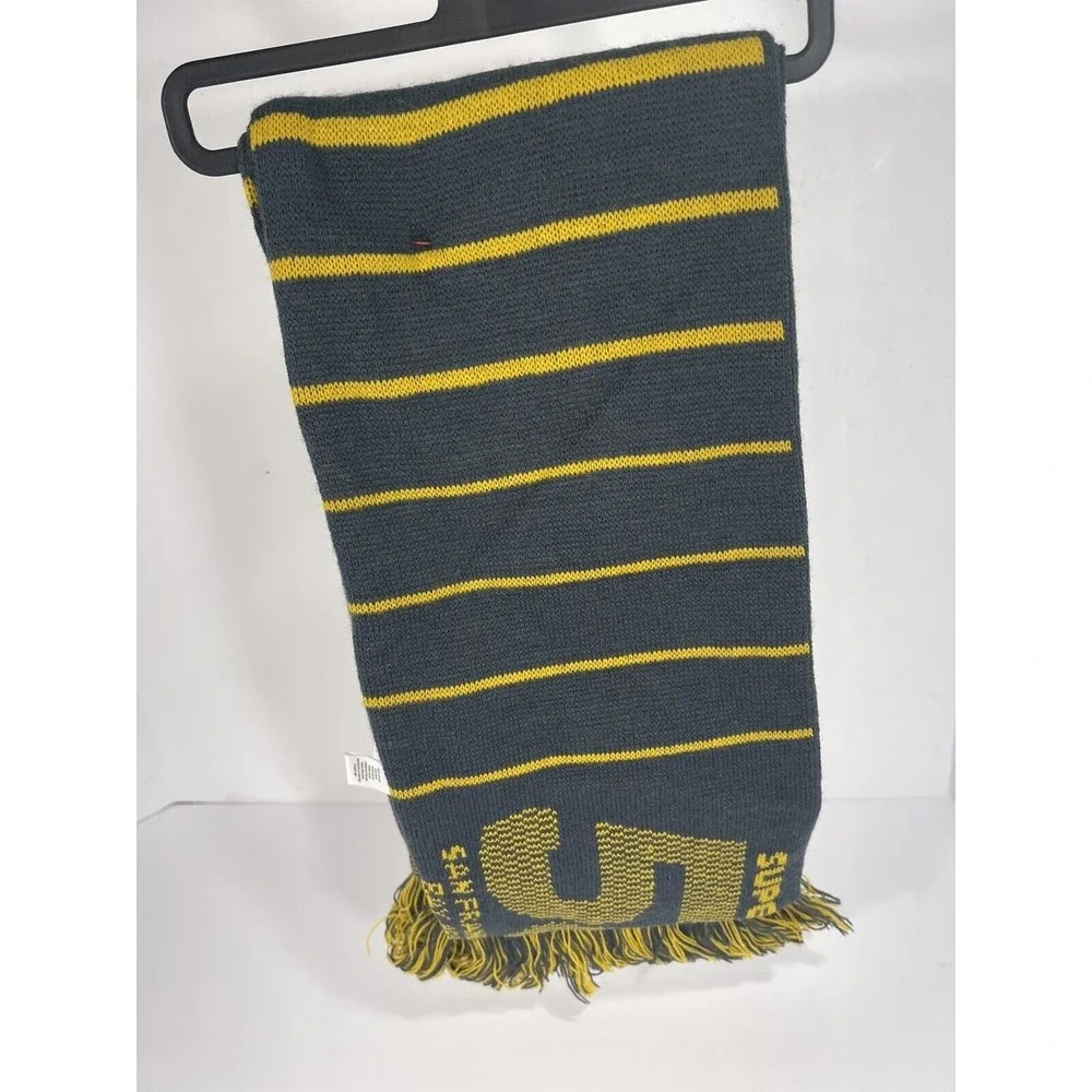 Super Bowl 50‎ Broncos Panthers Scarf San Francisco Bay Area Gray Yellow NEW